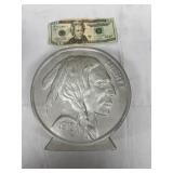 Buffalo Nickel Chalkware Bank