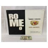 Romeo & Julieta Cigars Metal Advertisement Sign