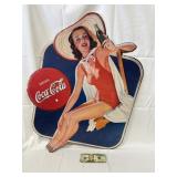Coca-Cola 1940 Reporduced Advertisement Sign