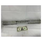 Metal Jeep Wagoneer Tailgate Trim Panel