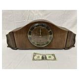 Lauffer Antique Wood Mantel Clock