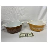 2 Pyrex Bowls - Both Chipped
