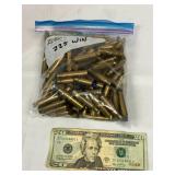 Bag of .225 Winchester Brass Casings