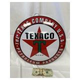 Texaco Petroleum Products Metal Contemporary Sign