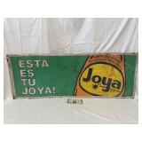 Large Joya Metal Advertisement Sign