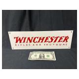 Winchester Rifles & Shotguns Metal Adv. Sign