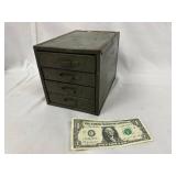 Metal Four-Drawer Small Parts Storage Cabinet