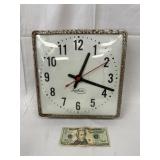 Lathem Vintage Glass Faced Clock