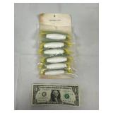 Six Vintage Furnished Fishing Lines