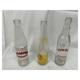 3 Vintage Collectible Soda Bottles #2