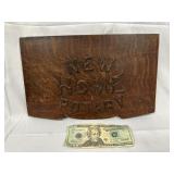 New Home Rotary Wood Plaque Sign