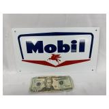 Mobil Metal Advertisemetn Sign