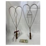 Pair of Antique Rug Beaters
