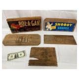 Vintage Wooden Fruit & Produce Crate Panels