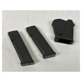 2 Glock 9MM Magazines & Loading Tool