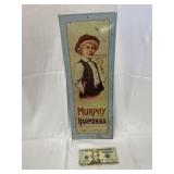 Murphy Harmonika Metal Advertisement Sign
