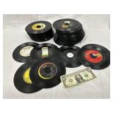 Large Lot of 45 RPM Records