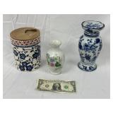 3 Pices of Asian Style Glassware