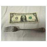 Silver-Plated Fork Engraved '1935' with Eagle