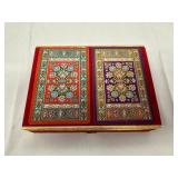 Congress Playing Cards in Velvet Box