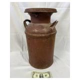 Vintage Metal Milk Can Embossed 'Swift'