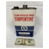 Vintage Southwest Sales Co. Metal Turpentine Can