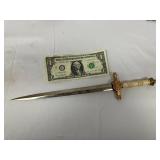 WWII Dutch  Dress Dagger with Etched Blade