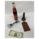 Collectible Items Including Coca-Cola Bottle
