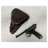 WWII Japanese Type 14 Nambu Pistol & Holster