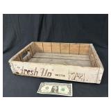 7UP Wood Bottle Crate