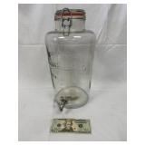 Large Nantucket Glass Jar Drink Dispenser