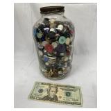 Large Jar Full Buttons