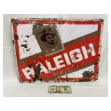 Raleigh Metal Advertisement Sign