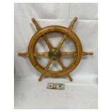 Wood Decorative Ships Wheel