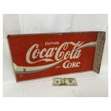 Coca-Cola Metal Double Sided Flange Sign