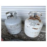2 Portable Metal Propane Tanks