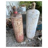 2 Large Propane Tanks