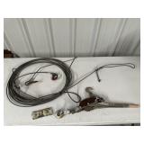 Cable Puller Come Along With Cable & Hooks