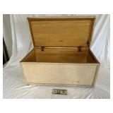 Old Wood Storage Trunk