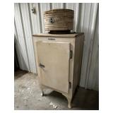 Antique General Electric Upright Refrigerator
