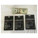 3 NOS Laster Pistol / Gun Sights