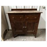 Antique Wood  Furniture Cabinet