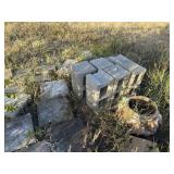 Lot of Cinder Blocks & Pavers
