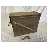 Large Military Steel Ammo Box