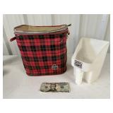 Vintage Falstaff Beer Adv. Soft Cooler & Ice Scoop
