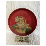 Vintage Falstaff Beer Metal Serving Tray