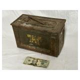 WWII Era Metal Ammo Can