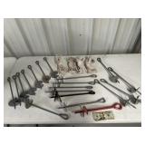 Lot of Auger Stakes & Rope