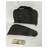 Pistol Soft Carry Range Bag & Zipper Case