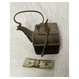 Antique Case Iron Stove Kettle / Smelter